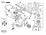 Bosch 0 601 701 042 GWS 9-125 Angle Grinder 230 V / GB Spare Parts GWS9-125